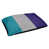Bleu sarcelle / gris / mauve foncé