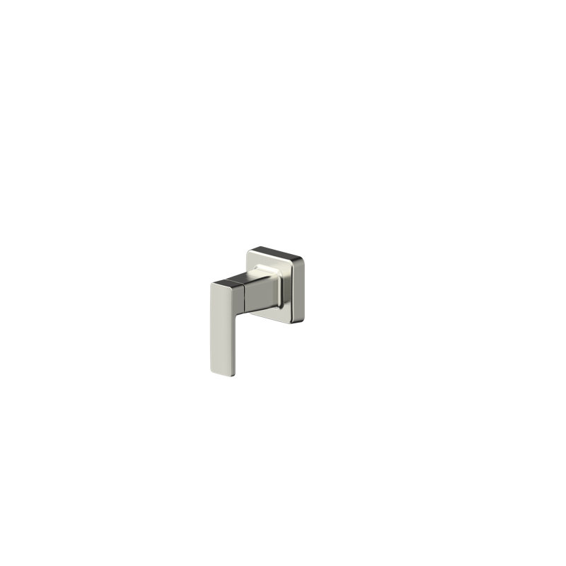 Inverseur de douche de la collection Rift: commande de colonne à garniture à 2 voies à une poignée avec valve de dérivation incluse - nickel brossé