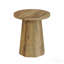 Table basse en bois, petite table de bout, table d'appoint, table de lecture ronde