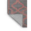 Tapis gris en treillis lavable à la machine