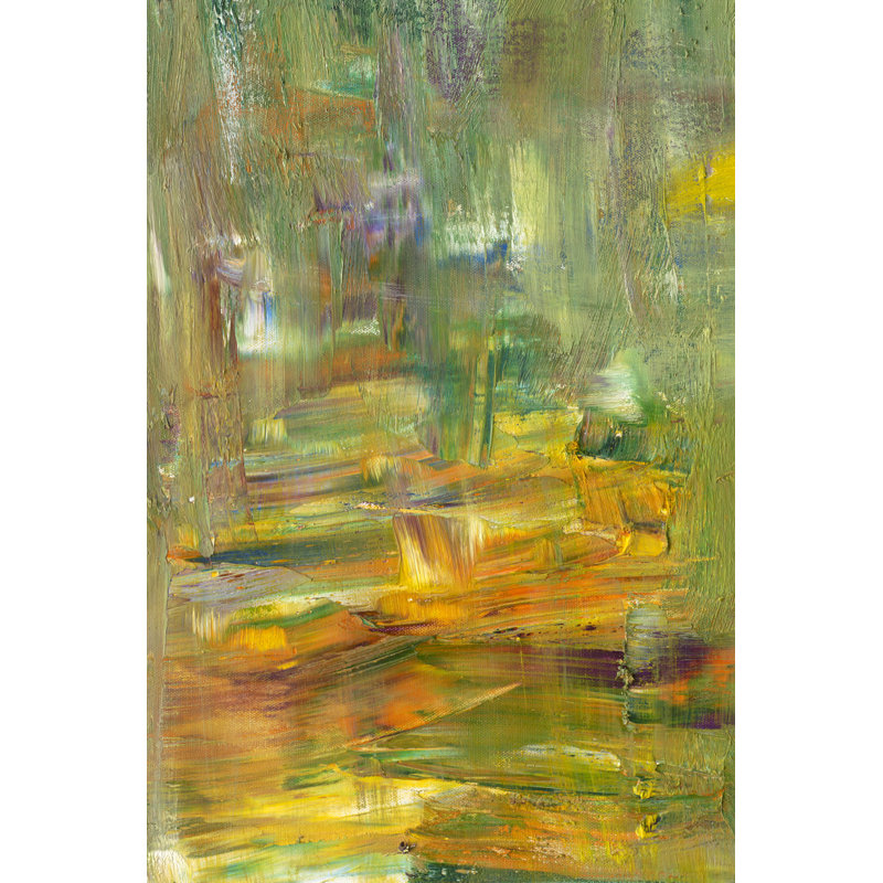 Behind the Curtain Painting Canvas