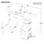 Meuble-lavabo sur pied 36 po avec lavabo 36 po, 2 portes et 3 tiroirs-1364318596