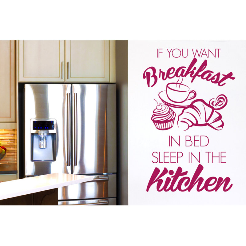 Food & Beverage Non-Wall Damaging Wall Decal, Violet