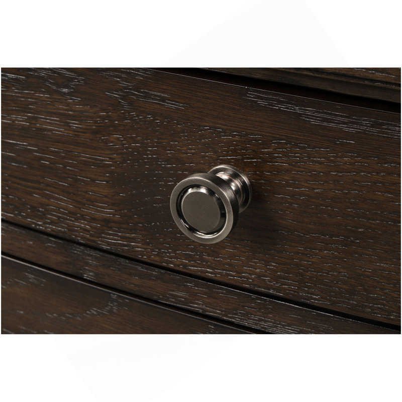 Commode antique brun avec tiroirs en cèdre