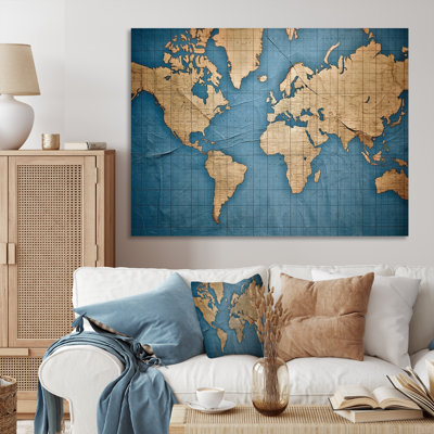 " Ancient Map Of The World VII "