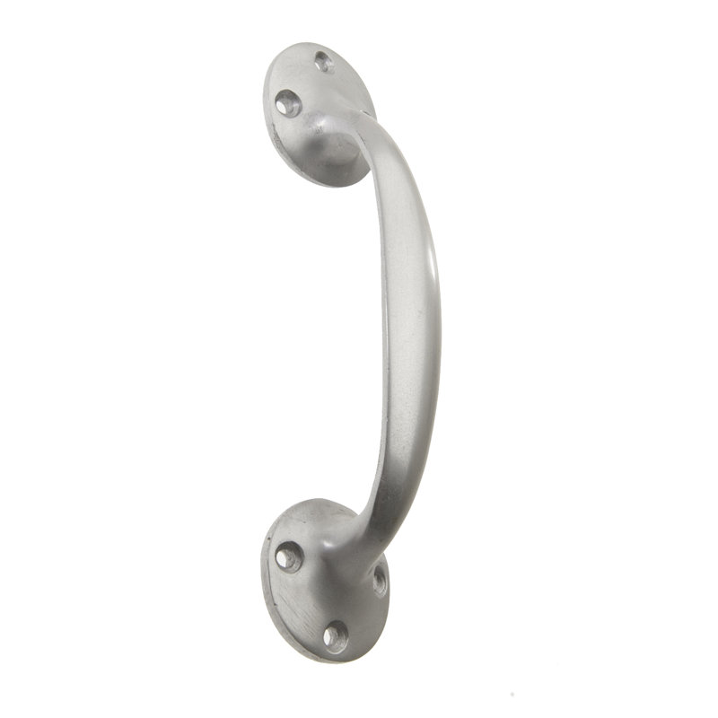 Ayoub Arch Handle, Satin Aluminium