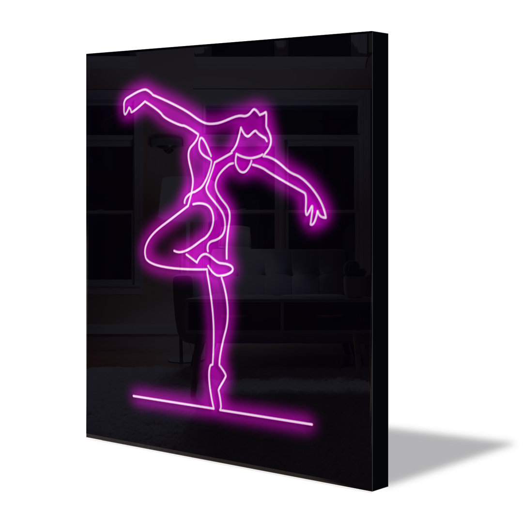 Neon Sign Dancer Wall Décor