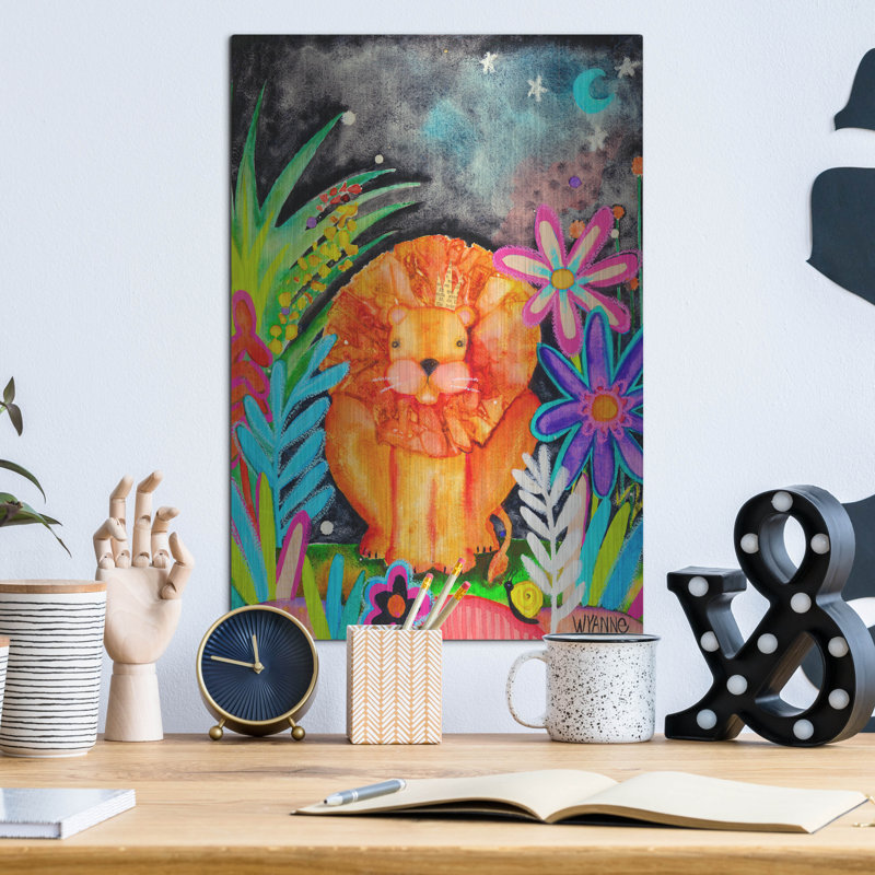«Good To Be King Lion» par Wyanne, H 16 po x l 12 po