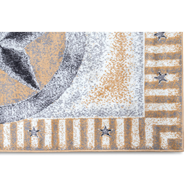 Burnard Moroccan Indoor Rug, Rectangle 7'8" x 11'