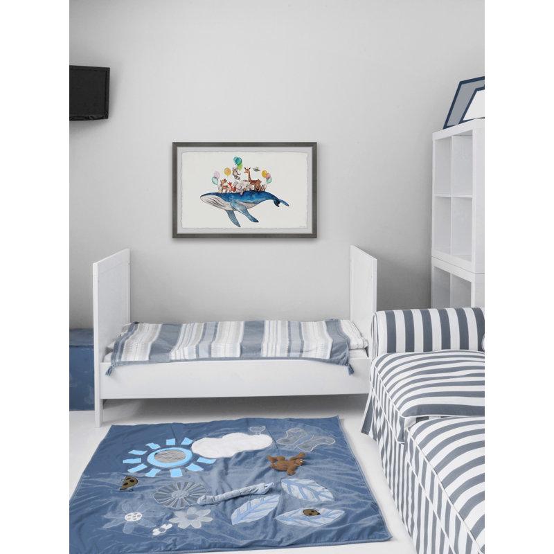 «Kayla Whale Ride», reproduction encadrée, H 16 po x l 24 po x 1,5 po
