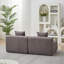 Canapé modulaire courbé Chenille-1828821101