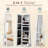 Boush 22'' Wide Free-Standing Jewelry Armoire with Mirror