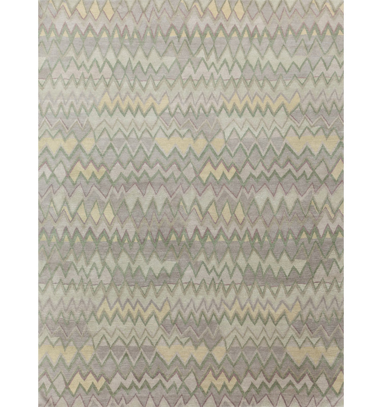 Bargello Chevron Area Rug, Rectangle 12' x 18'