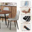 Ensemble de table de salle à manger extensible de 42 à 54 po avec chaises rembourrées confortables-115748064-117257565