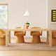 Block 84" Solid Wood Dining Table