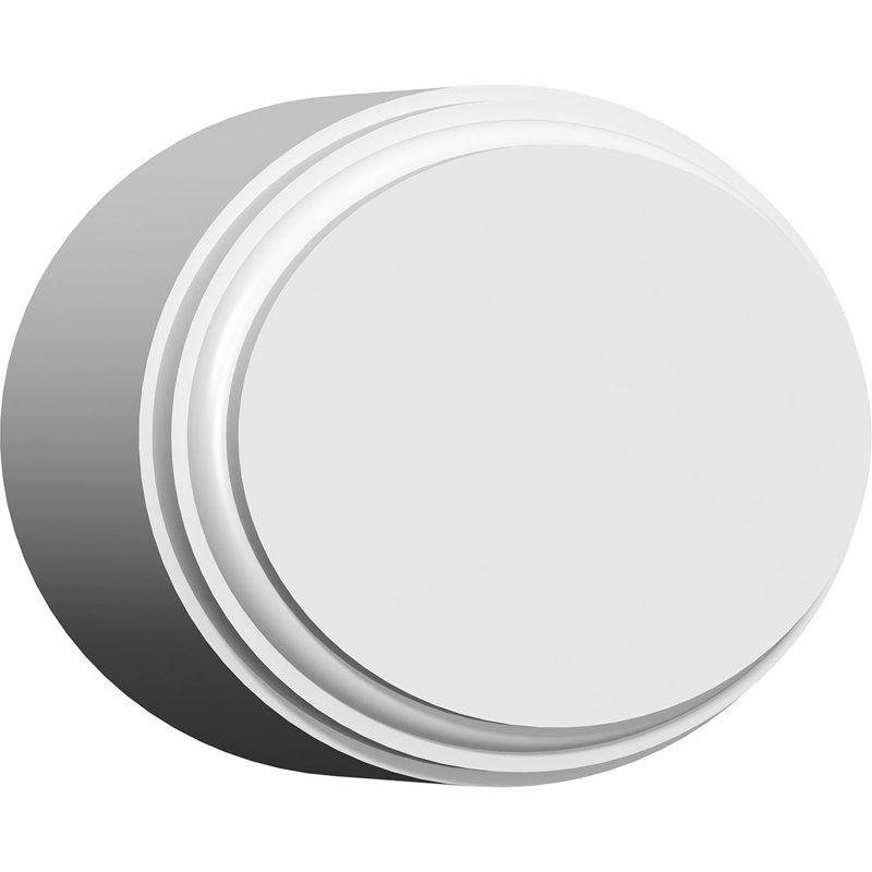 Rosette standard Dalton avec bord biseauté, H 2,75 po x l 4 po x P 1 po