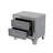 Velvet Solid Wood Nightstand-1238811337