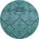 Premium Machine Washable Prisco Teal Rug