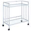 Chariot-bar rectangulaire en métal Cara-1087795362
