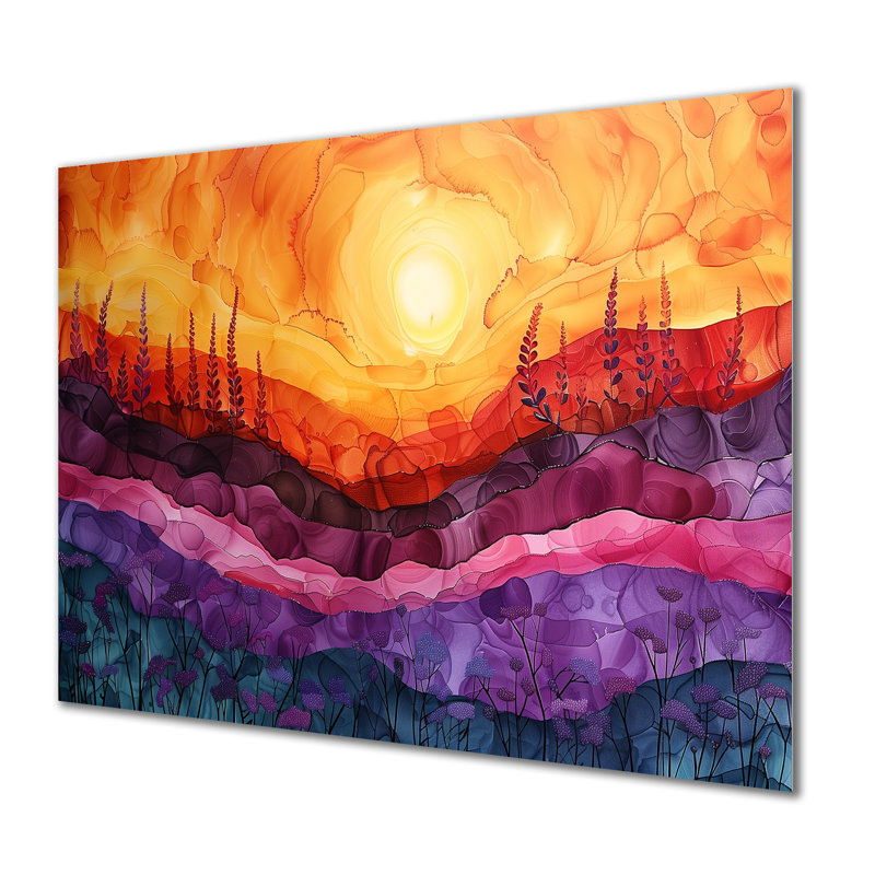 Charpentier - Rainbow Wall Art Print, H 24 po x l 32 po x P 1 po, Métal métal