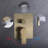 10inch Wall Mounted Rainfall Shower Head System Shower Faucet-129748358