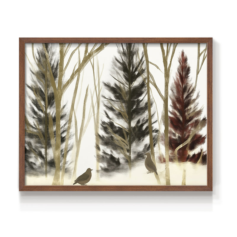 Chirstmas Art-CDLXVII - Reproduction encadrée - Restickable, H 22 po x l 28 po, Noyer