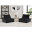 Ensemble de 2 chaises longues sans accoudoirs capitonnées Classic Classic-961780420-961780421