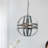 Suspended luminaire with adjustable chain
