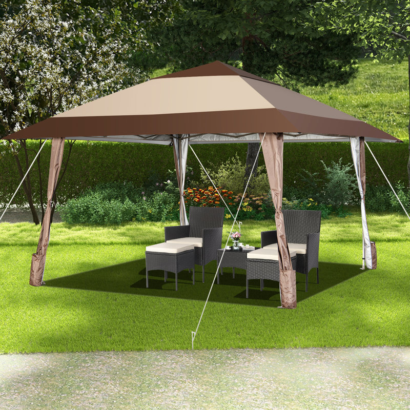 Leotis 4m x 4m Steel Patio Gazebo