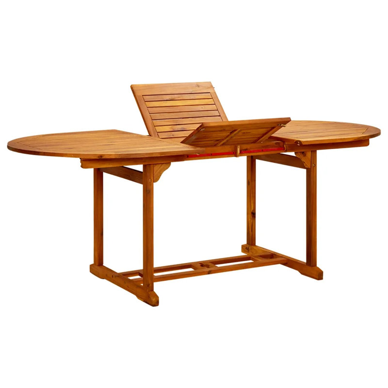 Extendable Wooden Dining Table, 75cm H  x (150-200)cm L x 100cm W
