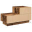 Bedside Cabinet Wood Medium Storage Bedside Table-2104521302