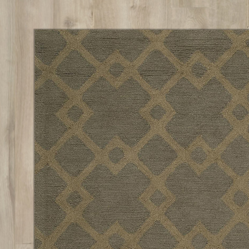 Hateya Geometric Indoor Rug, Rectangle 2'6" x 4'