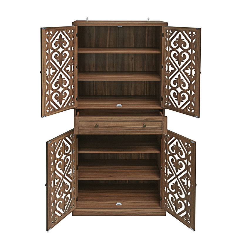 Armoire 4 portes avec 1 tiroir