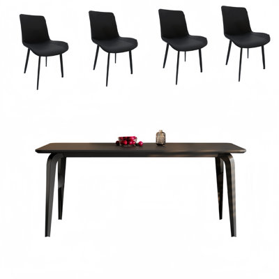 Ollayos Four Leg Dining Set