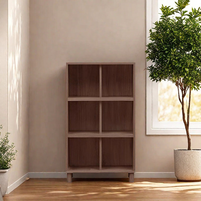 Schneider, (3 tablettes) H 46,8 po x l 27,2 po x P 12,5 po, Marron foncé