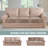 Velvet Plush Fabric Box Cushion Slipcover Machine Washable-1551879649-1597853924