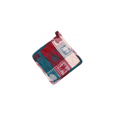 August Grove® Villard Checkered Cotton Potholder Set