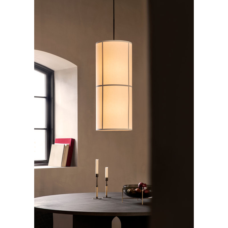 Hashira 1 - Light Pendant, 23.6" H x 7.1" W x 7.1" D, Raw