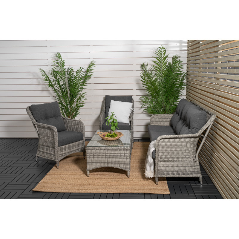 Adhelin 5 Seater Rattan Sofa Set