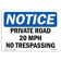 SignMission Private Road 20 MPH No Trespassing Sign | Wayfair