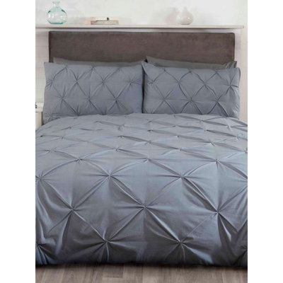 Quang Polyester Solid Colour Duvet Cover Set with Pillowcases