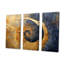 Ensemble de salon Golden Twilight Spiral II - Abstract Spirals-107738755-107738757