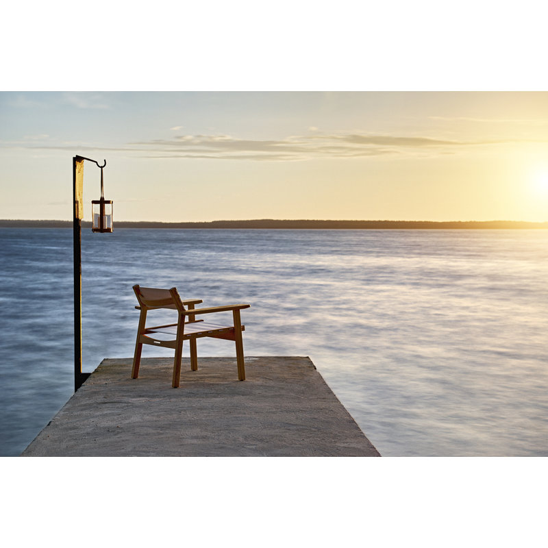 Djurö Teak and Batyline Lounge Armchair