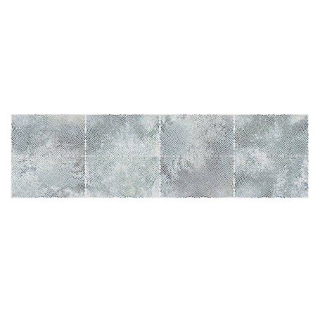 Imprint 11.42 in. x 39.4 in. 3rd Fired Blue and Green Ceramic Dotted Wall and Floor Tile (6.24 sq. ft./case) (2-pack)