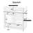30" Solid Wood Frame Bathroom Vanity With Sink, One Tip-Out Drawer, 3 Drawers And Door Shelf