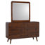 Commode 6 tiroirs avec miroir Kegan