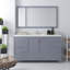 Meuble-lavabo simple 60 po avec plateau Ahuviel-98195060