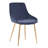 Aayana Dining Accent Chair in Velvet with Metal Legs-1340644059-1340819484