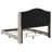 Upholstered Wingback Bed