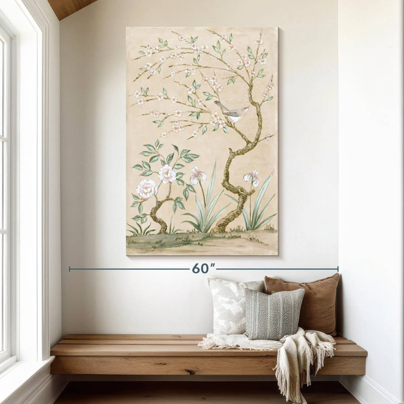 Alvord Spring Mural I Tan, 51" H x 34" W
